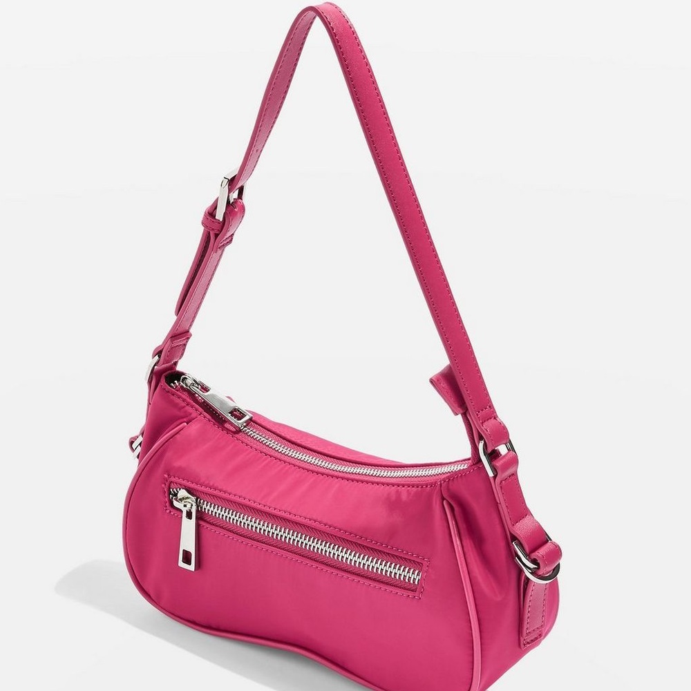 Topshop Nylon Pink Purse